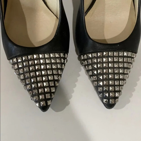 Michael Kors Cap Toe Studded Pumps - Picture 1 of 6